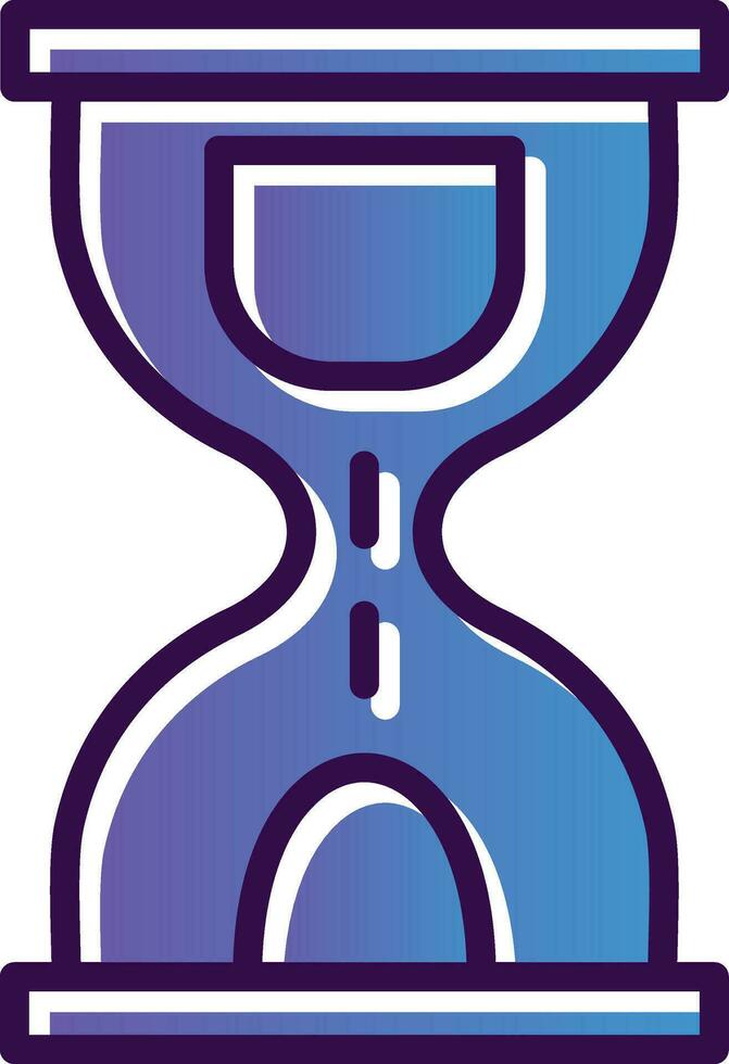 Hourglass Vector Icon Design