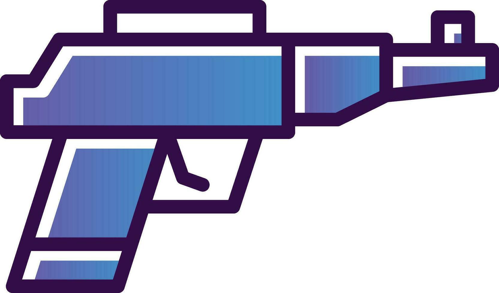 Toy Gun Vector Icon Design