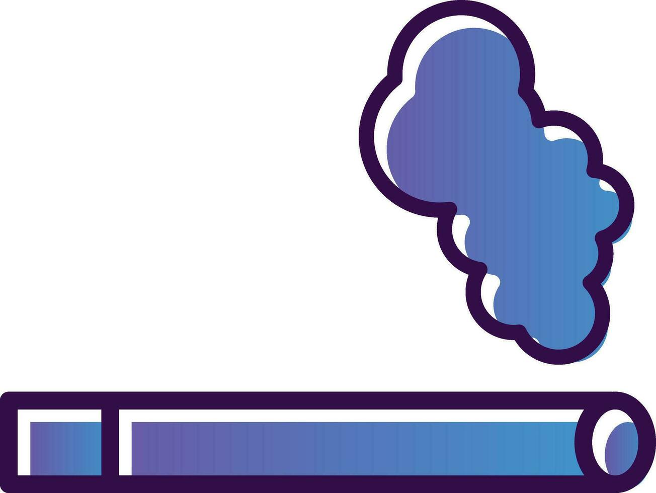 Cigarette Vector Icon Design