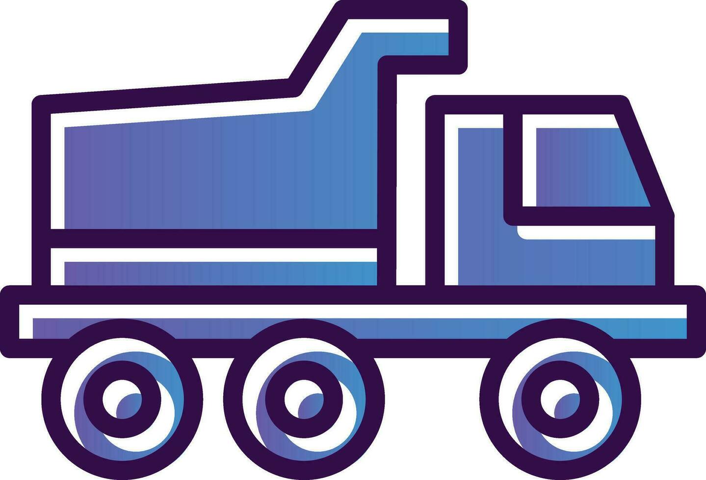 Toy Truck Vector Icon Design