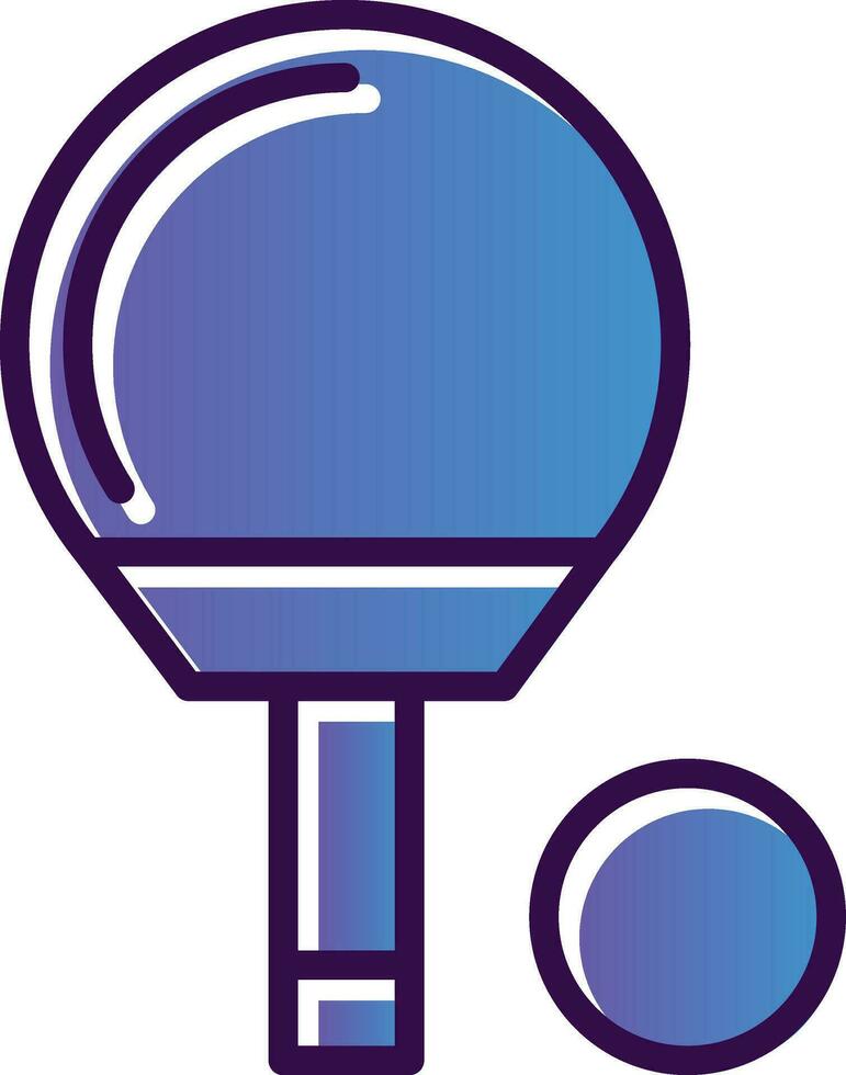 diseño de icono de vector de ping pong