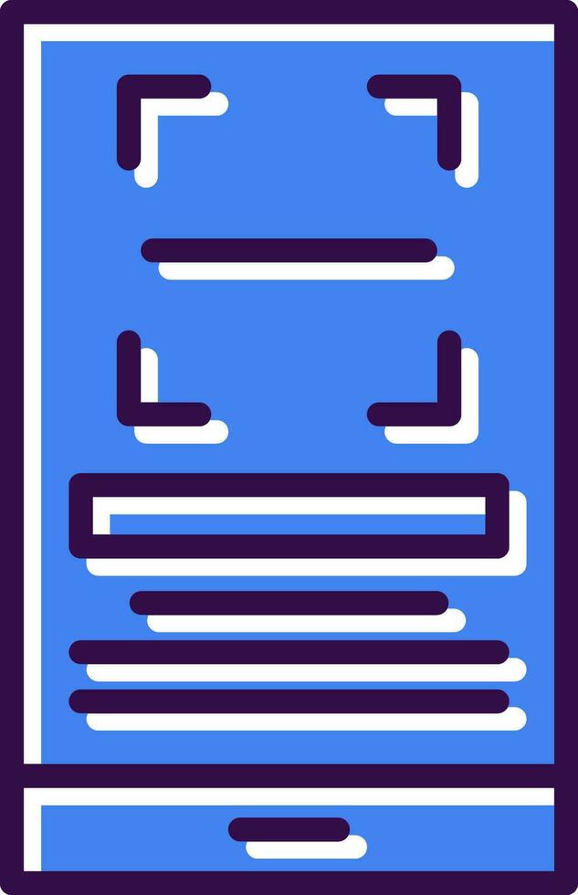 Qr Scan Vector Icon Design