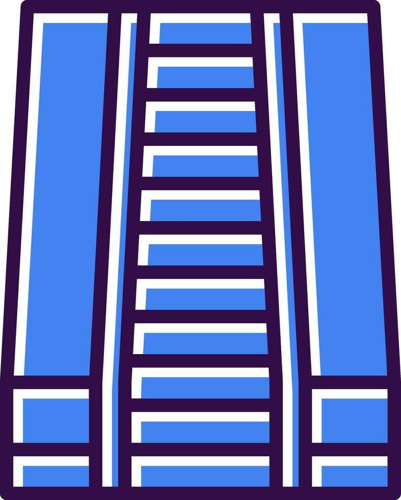 diseño de icono de vector de escalera mecánica