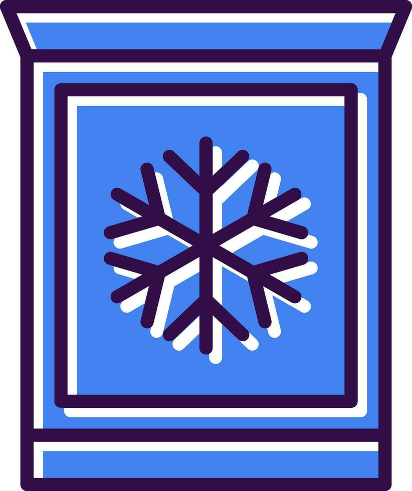 Frozen Goods Vector Icon Design