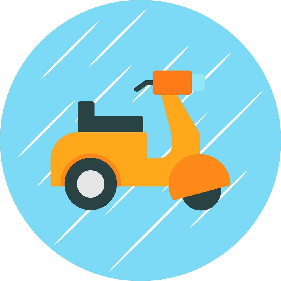 Scooter Vector Icon Design