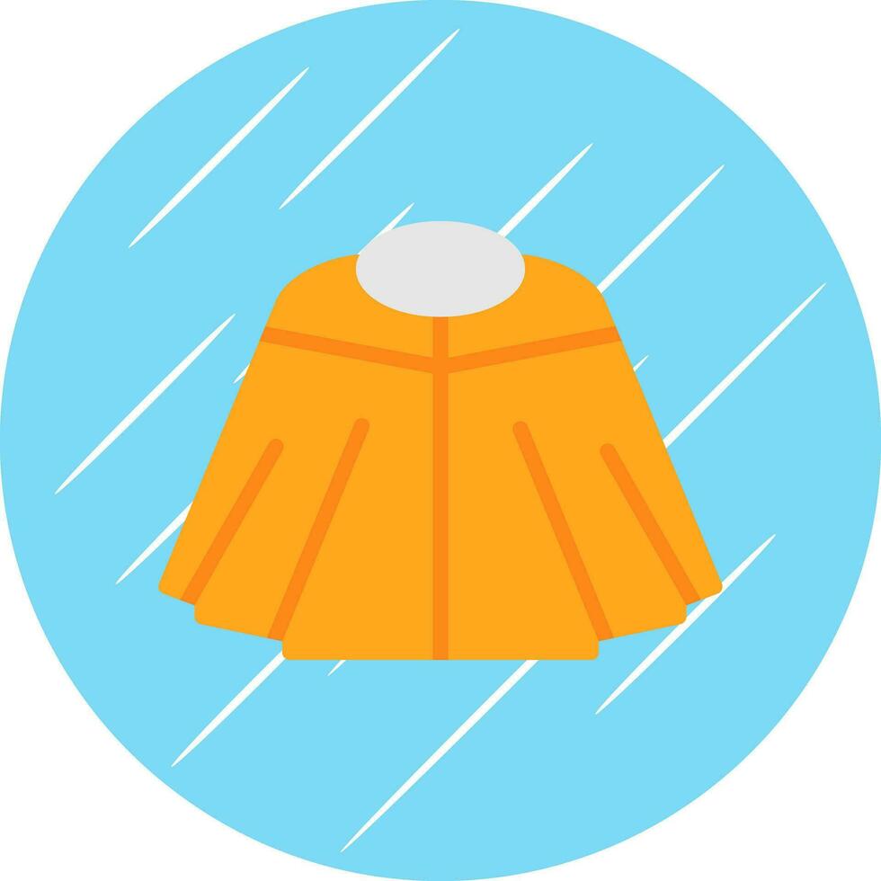 Cloak Vector Icon Design