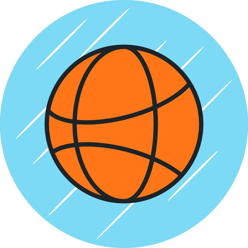 Basketball Vector Icon Design