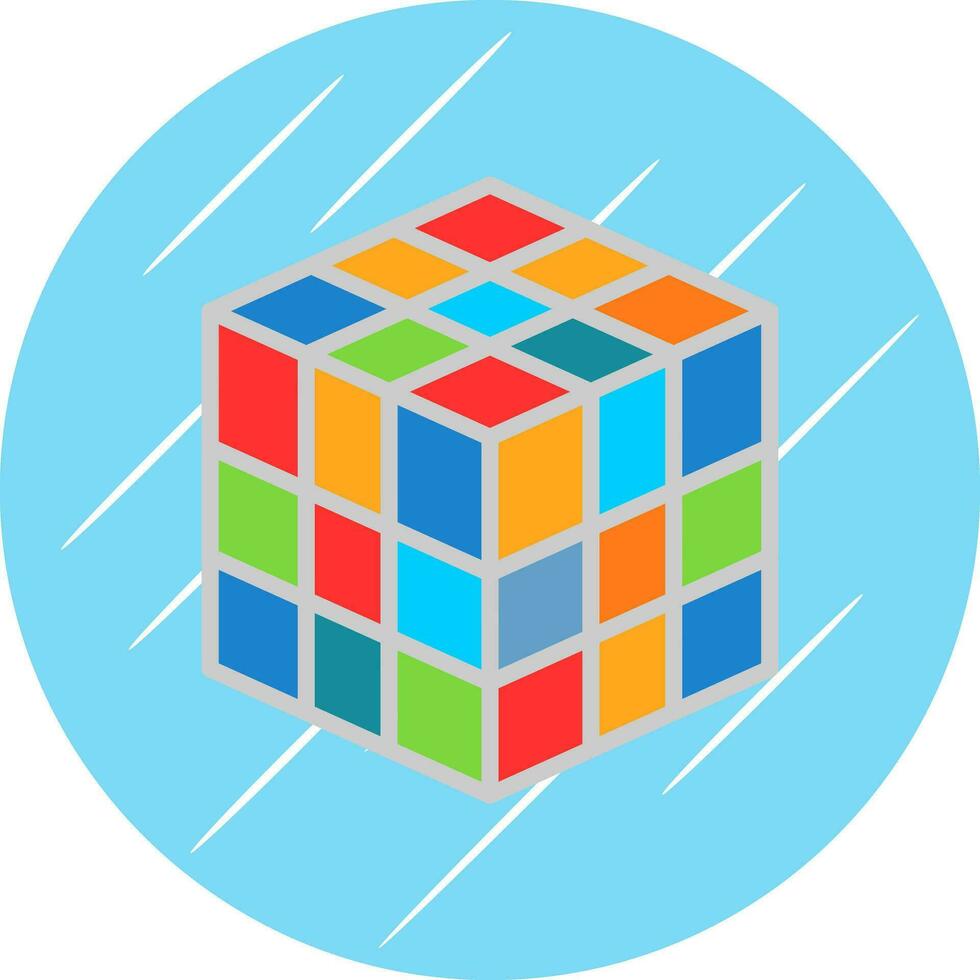 rubik vector icono diseño