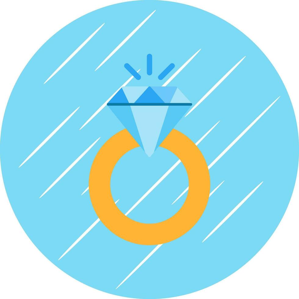 diseño de icono de vector de anillo de diamante