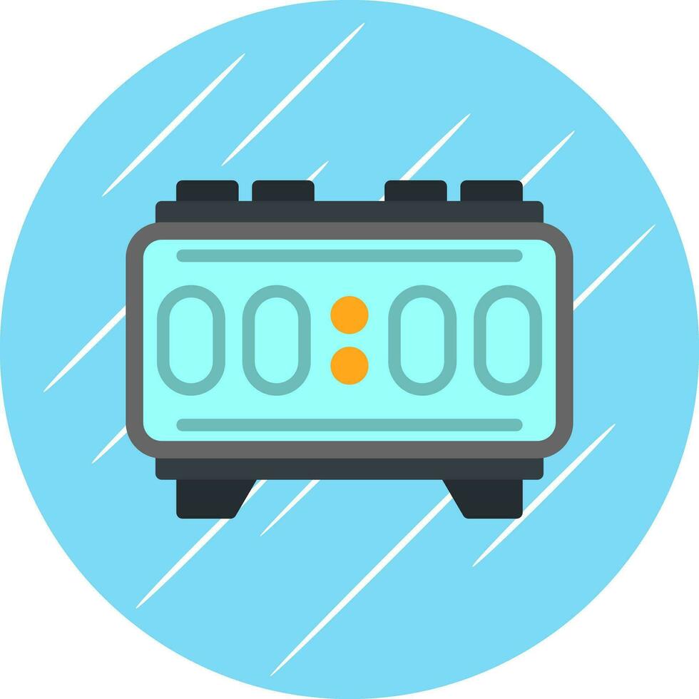 Digital Alarm Vector Icon Design