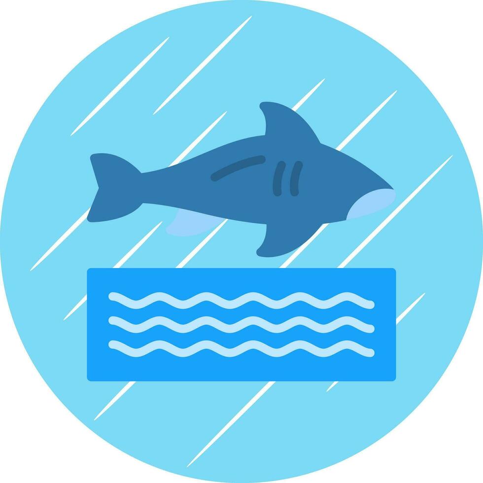 diseño de icono de vector de tiburón