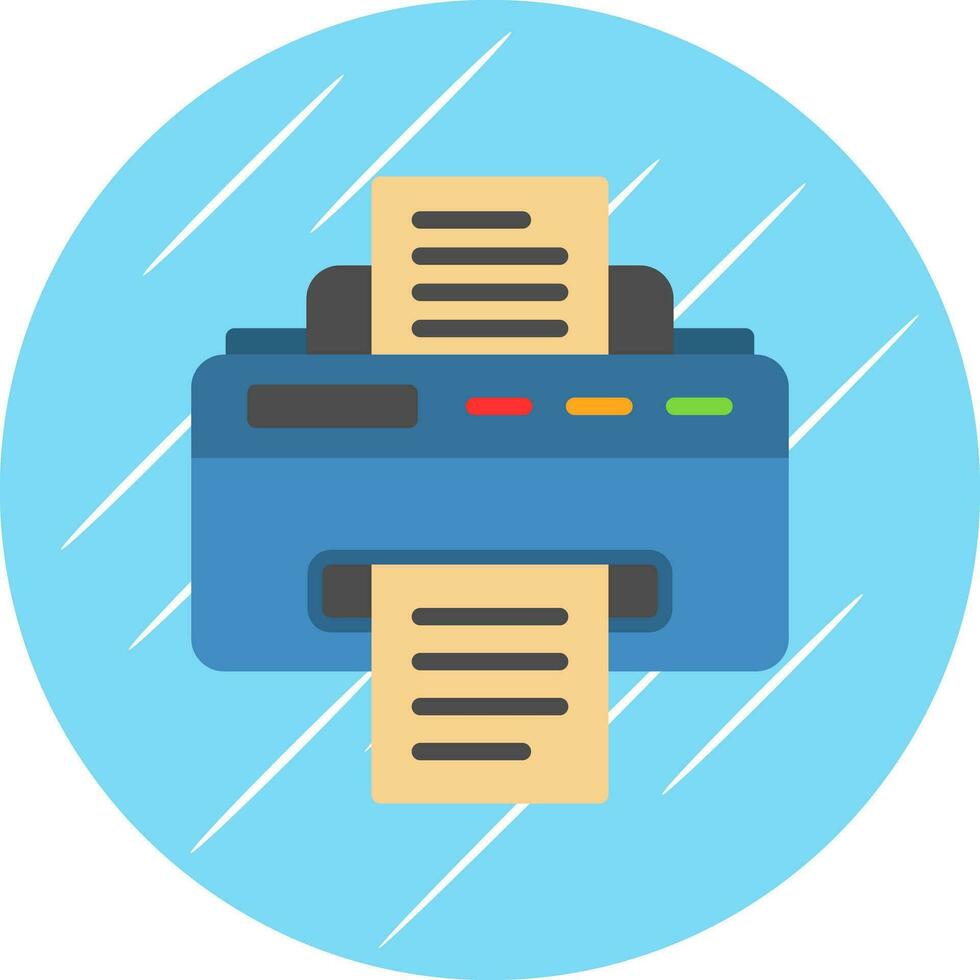 Printer Vector Icon Design