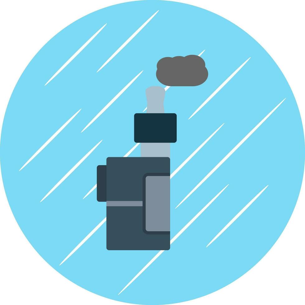 Electronic Cigarette Vector Icon Design