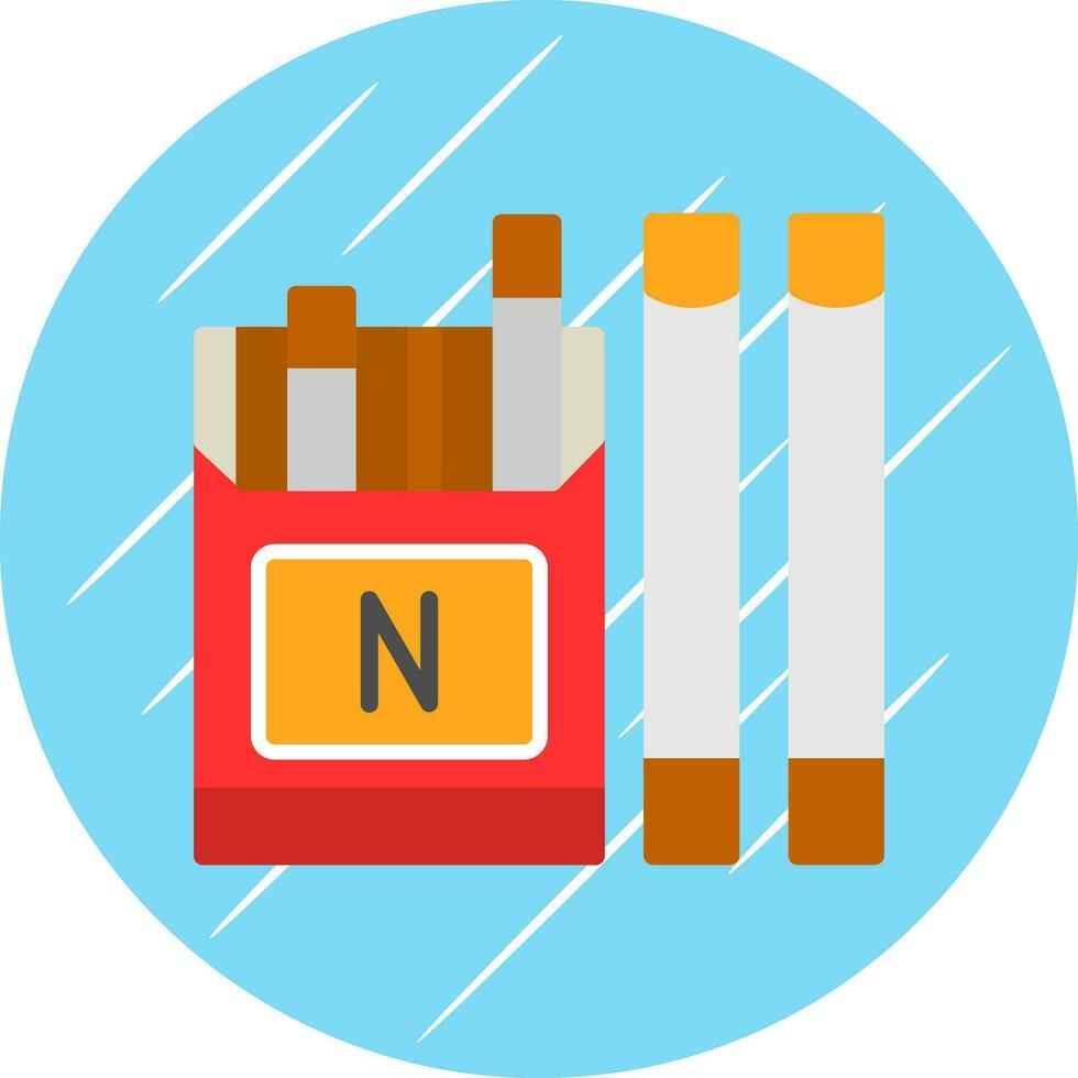 Cigarettes Vector Icon Design