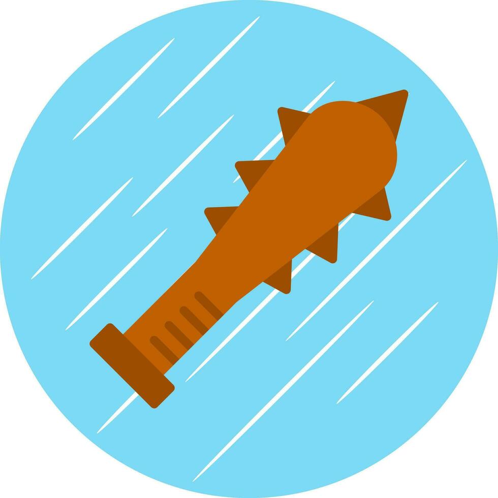 Cudgel Vector Icon Design