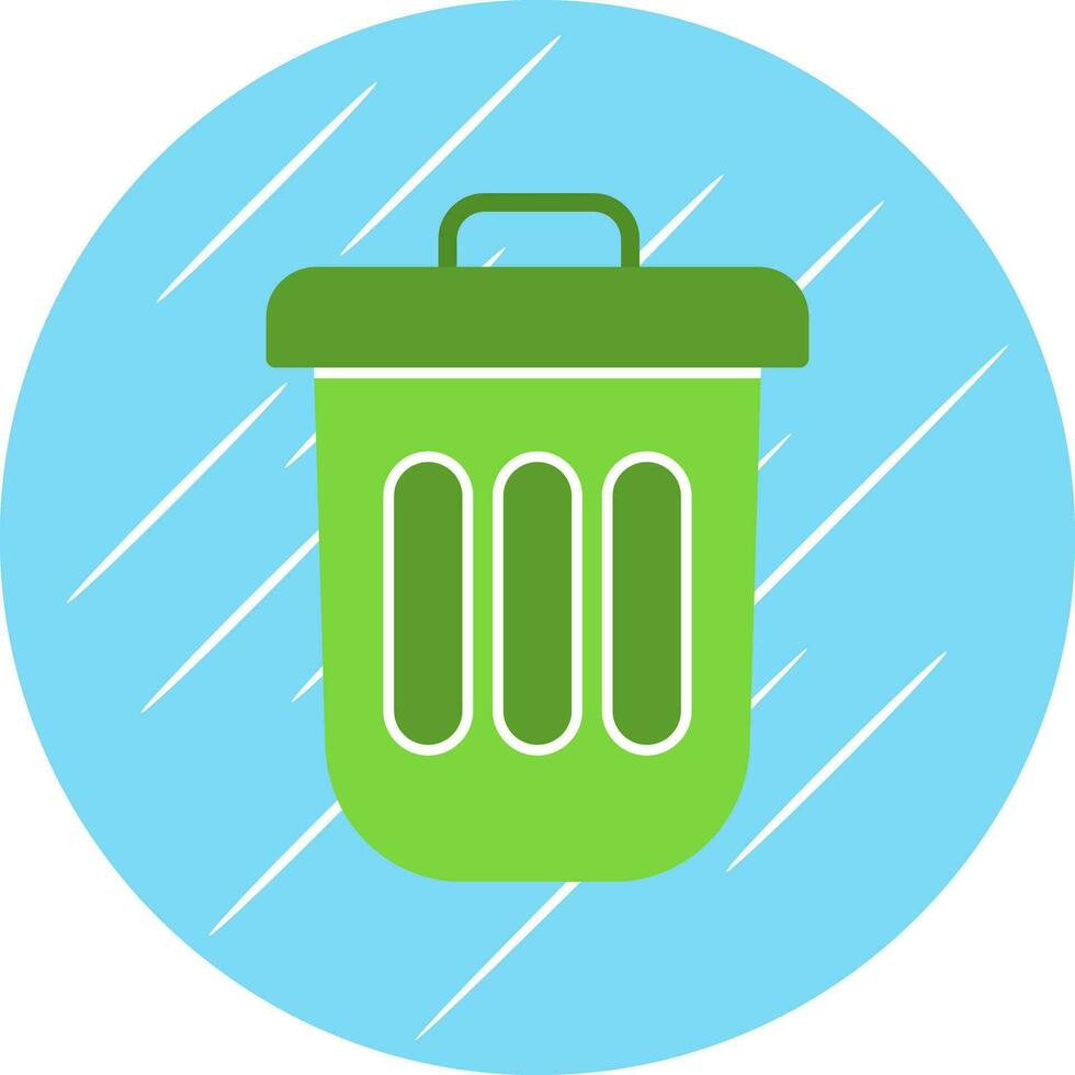Dustbin Vector Icon Design