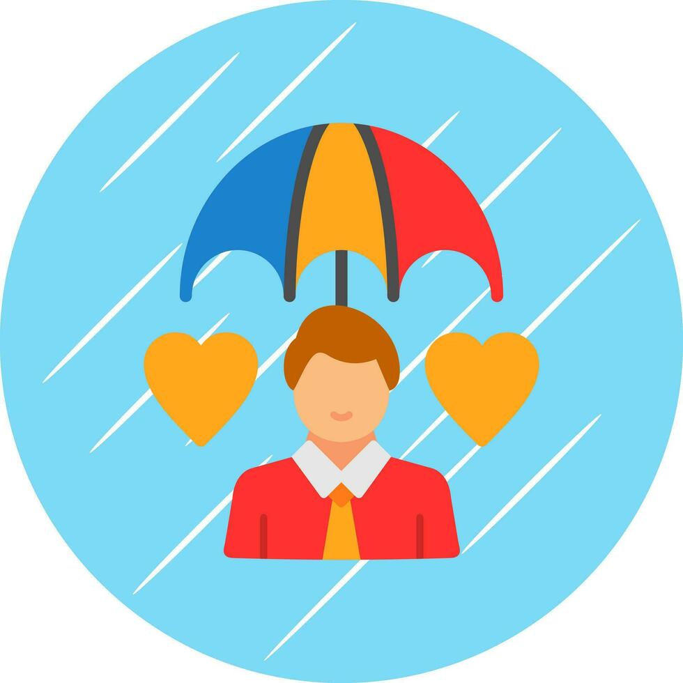 Life Insurance Vector Icon Design