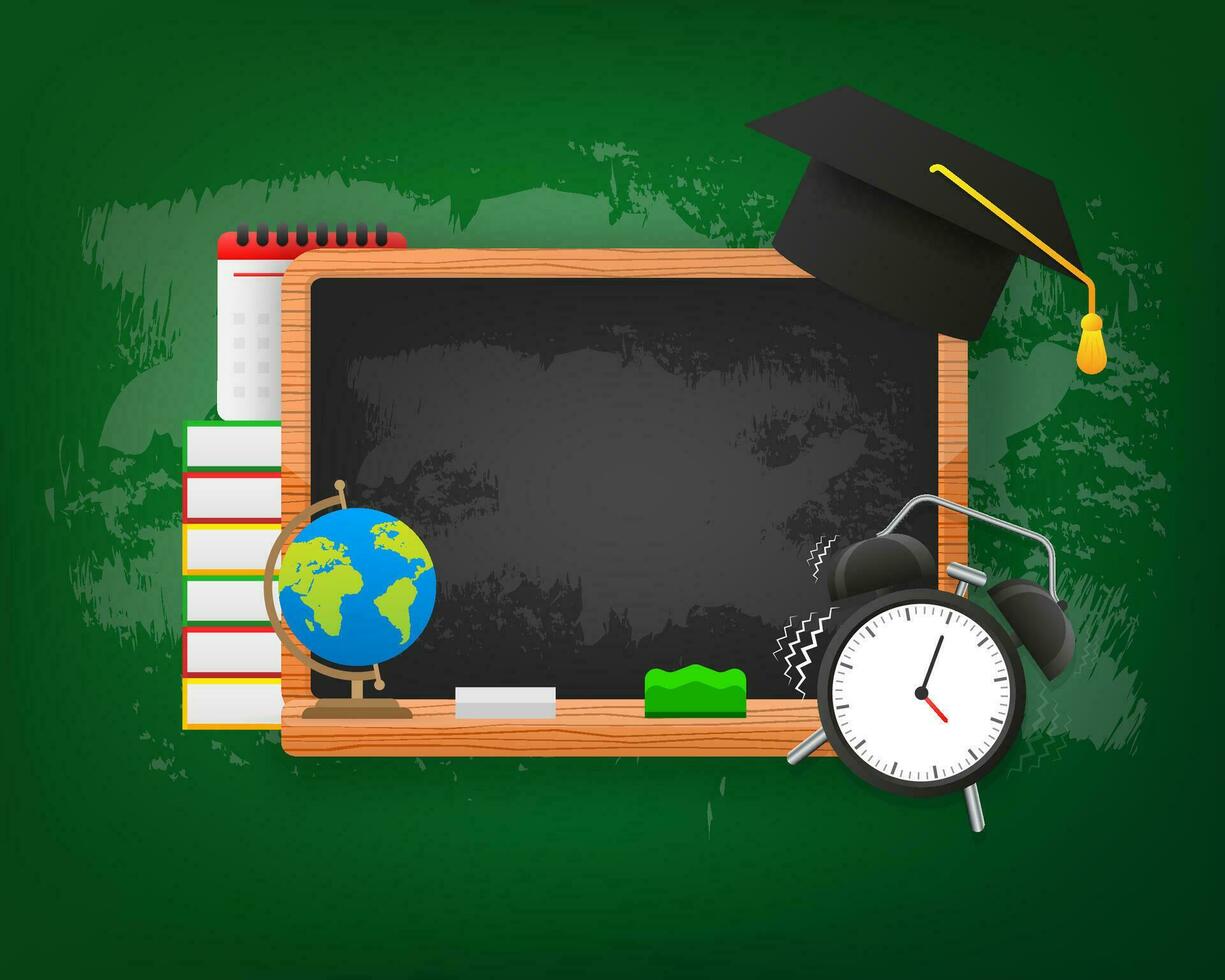 Board school, great design for any purposes. Illustration for concept design. Isolated object. Vector drawing.