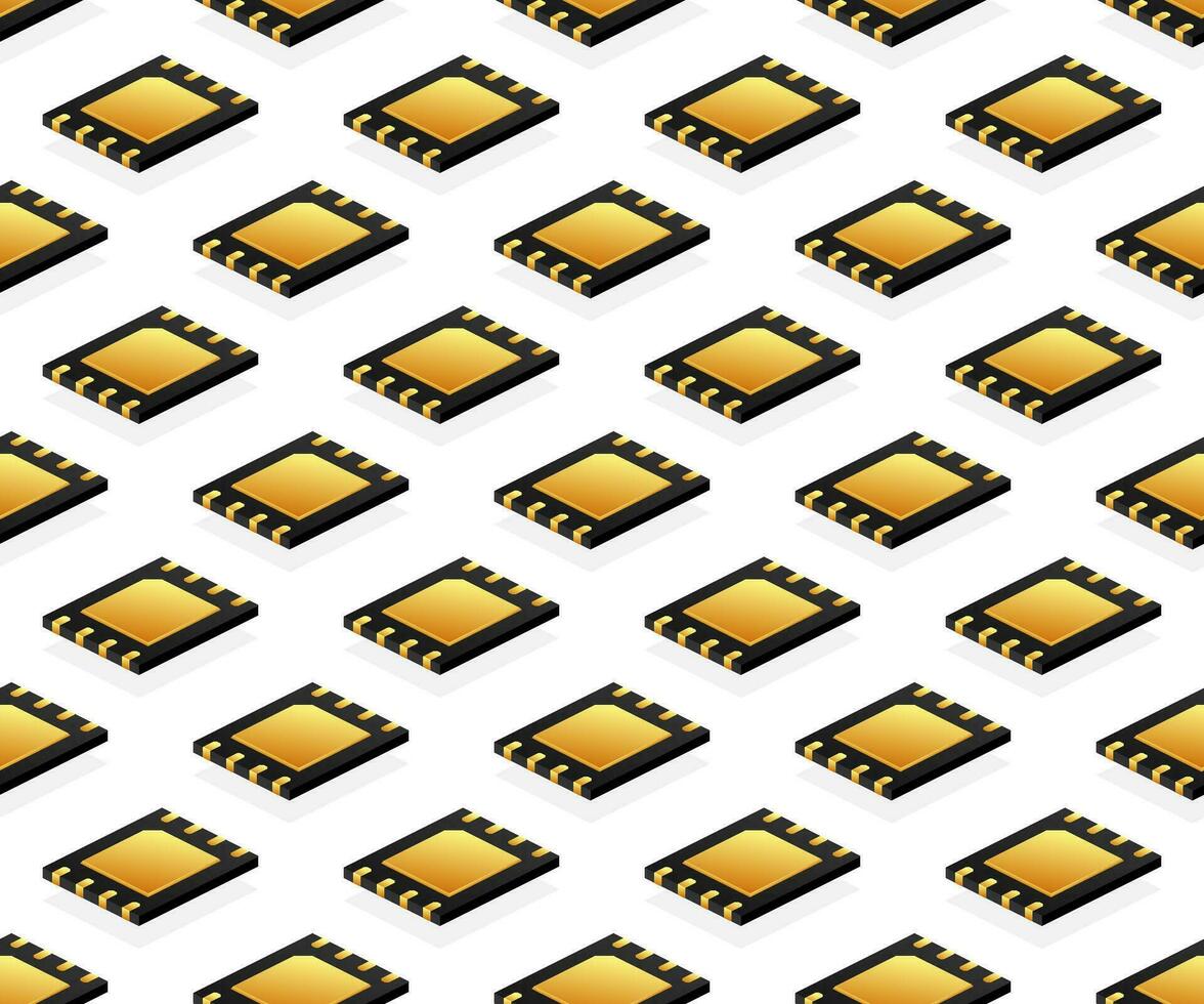 Digital e sim chip motherboard digital chip. Modern icon. White background. Vector template. Communication icon symbol.