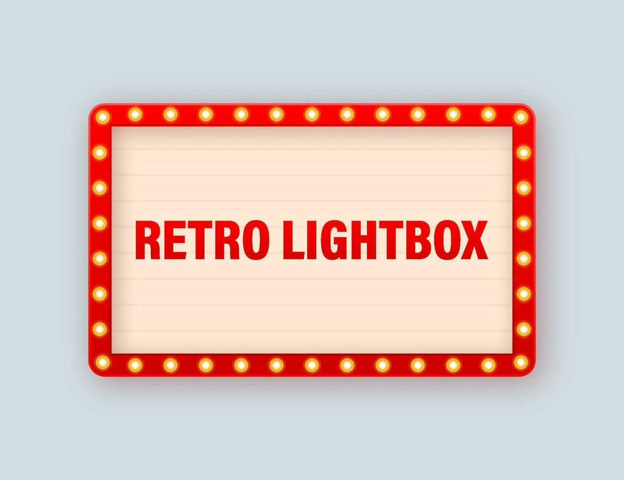 Vintage advertising for promotion design. Mockup template. Banner promotion. vector