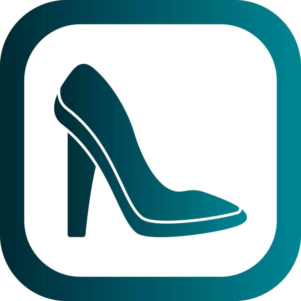 diseño de icono de vector de tacones altos