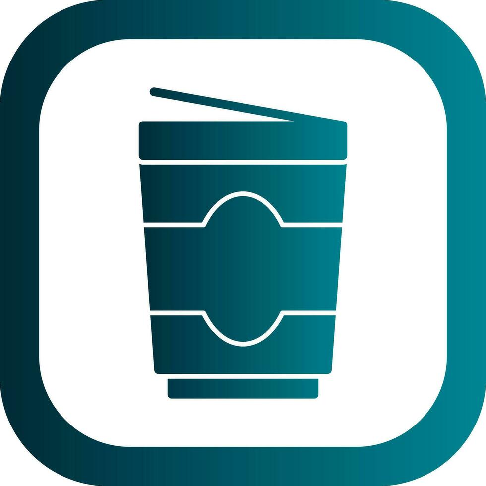 Yogurt Vector Icon Design