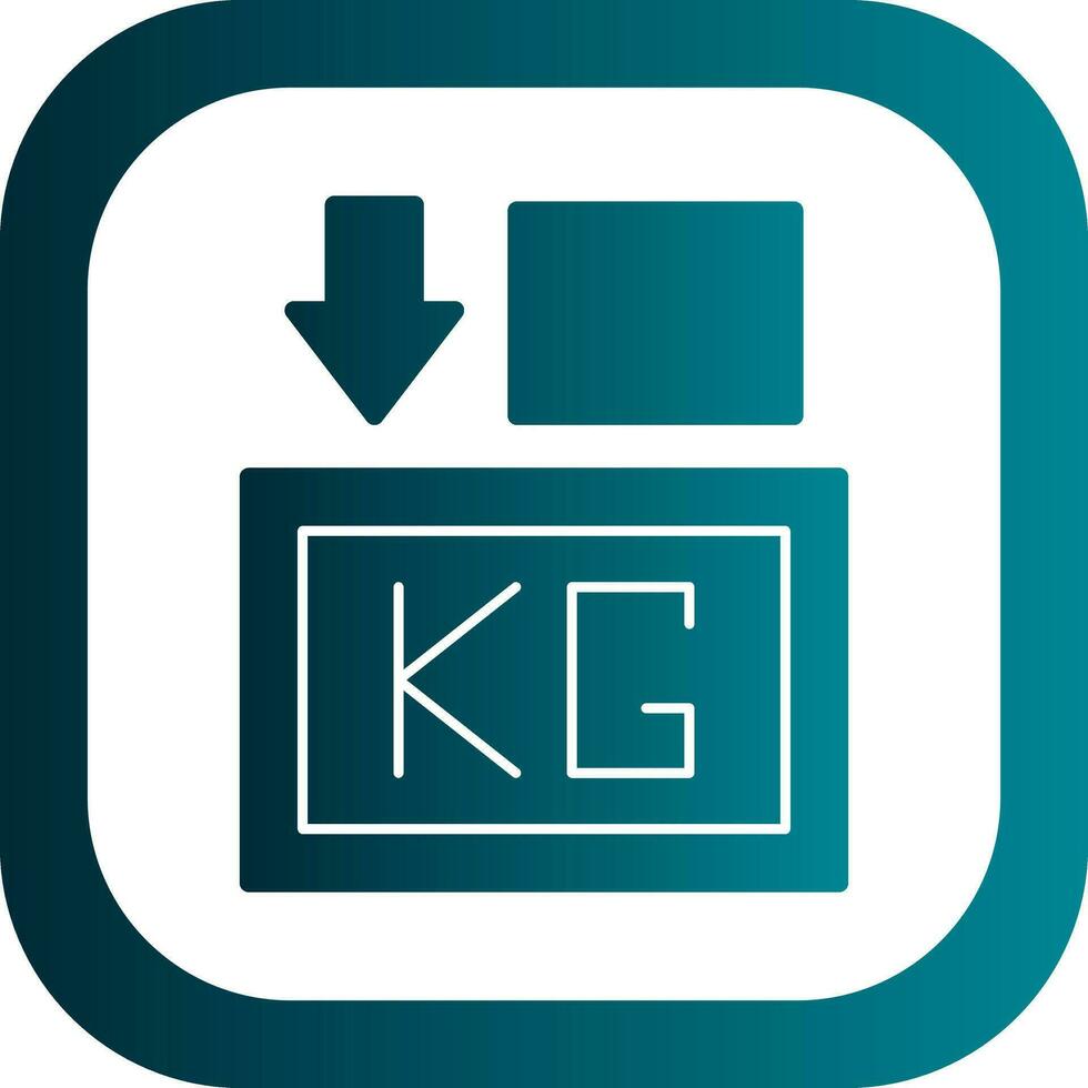Weight Vector Icon Design