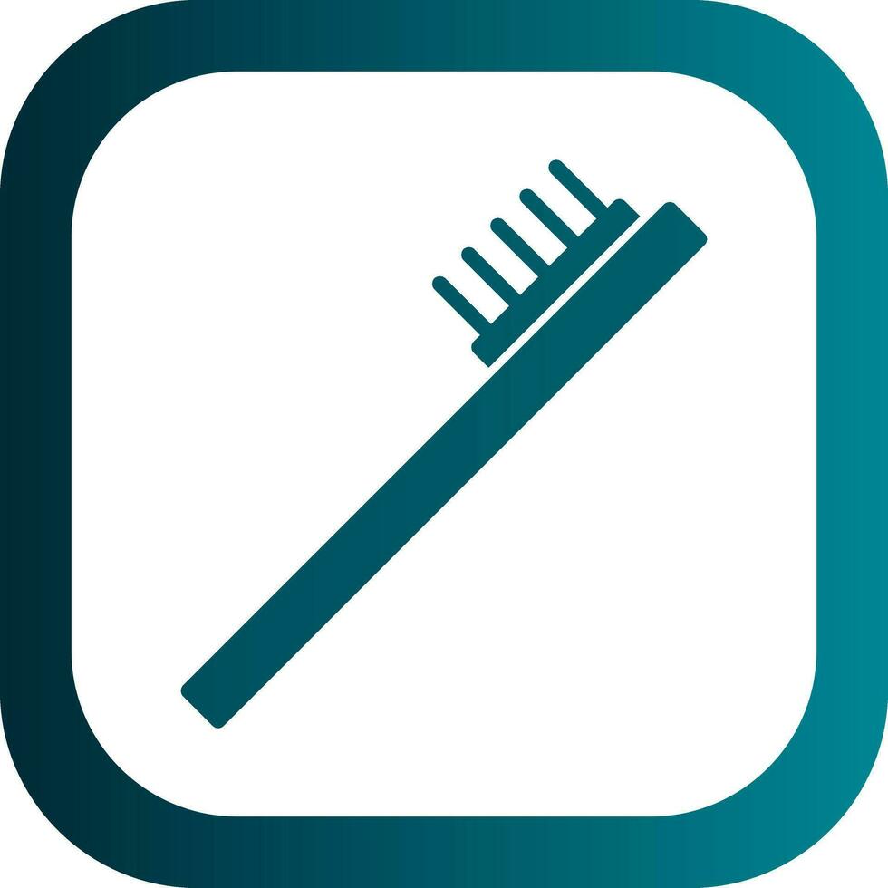 Toothbrush Vector Icon Design