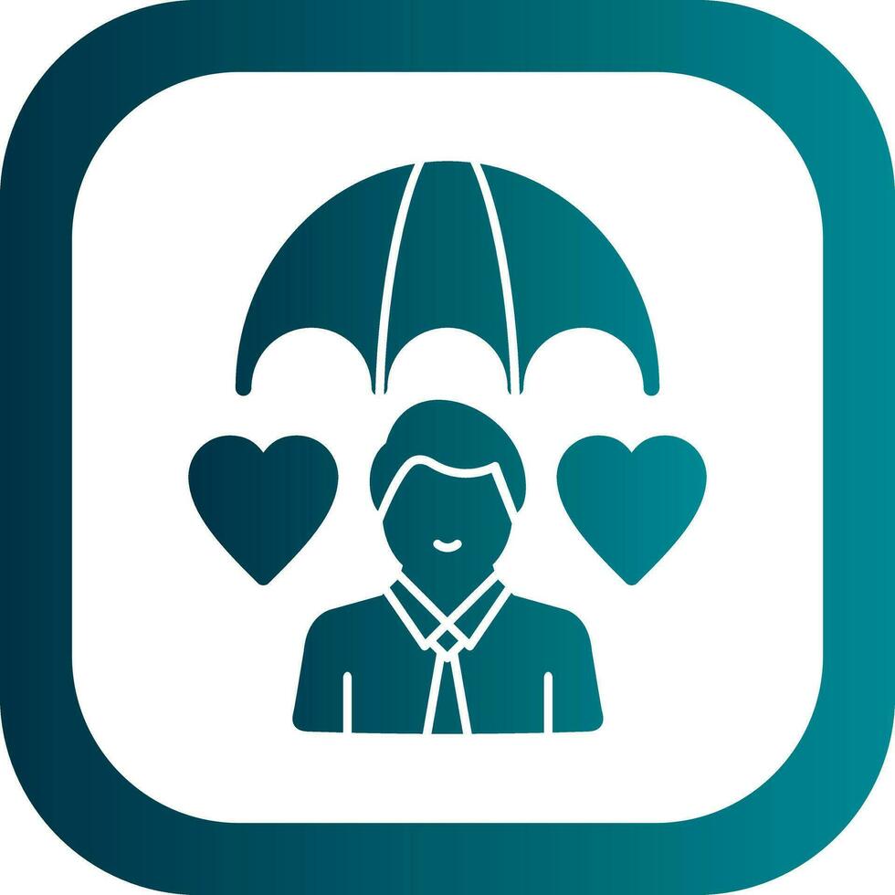 Life Insurance Vector Icon Design