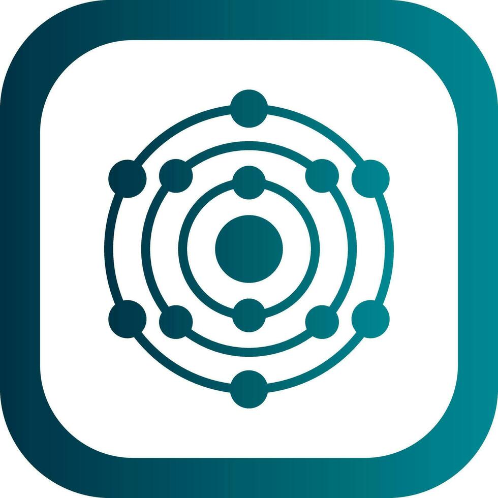 Solar System Vector Icon Design