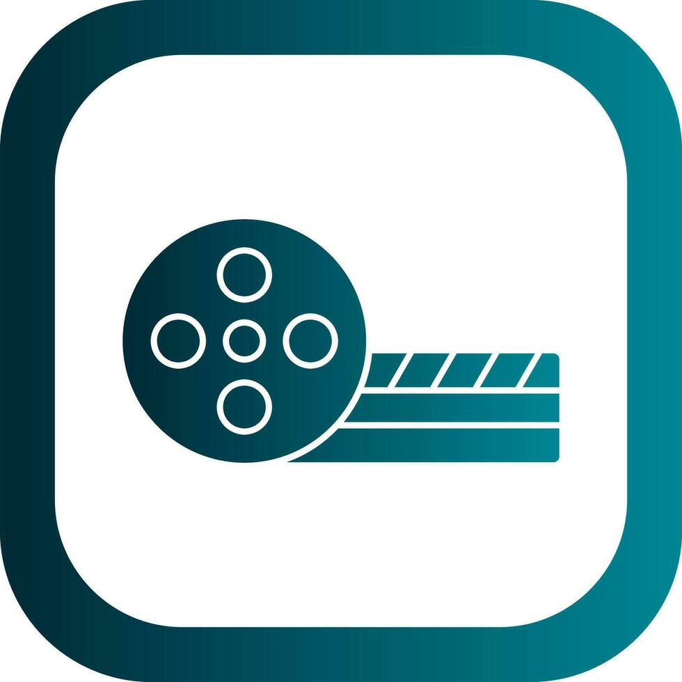 Movie Reel Vector Icon Design