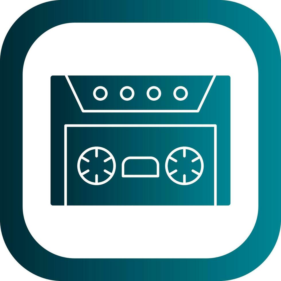 Cassette Vector Icon Design