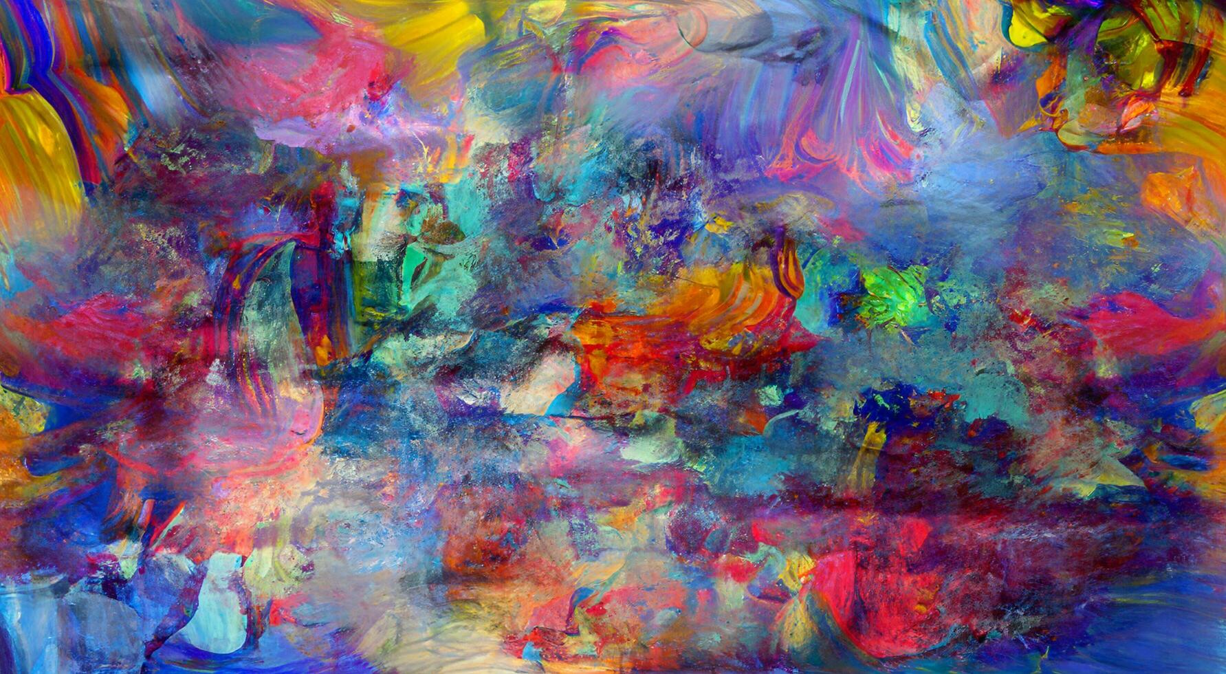 abstract painting background or texture photo