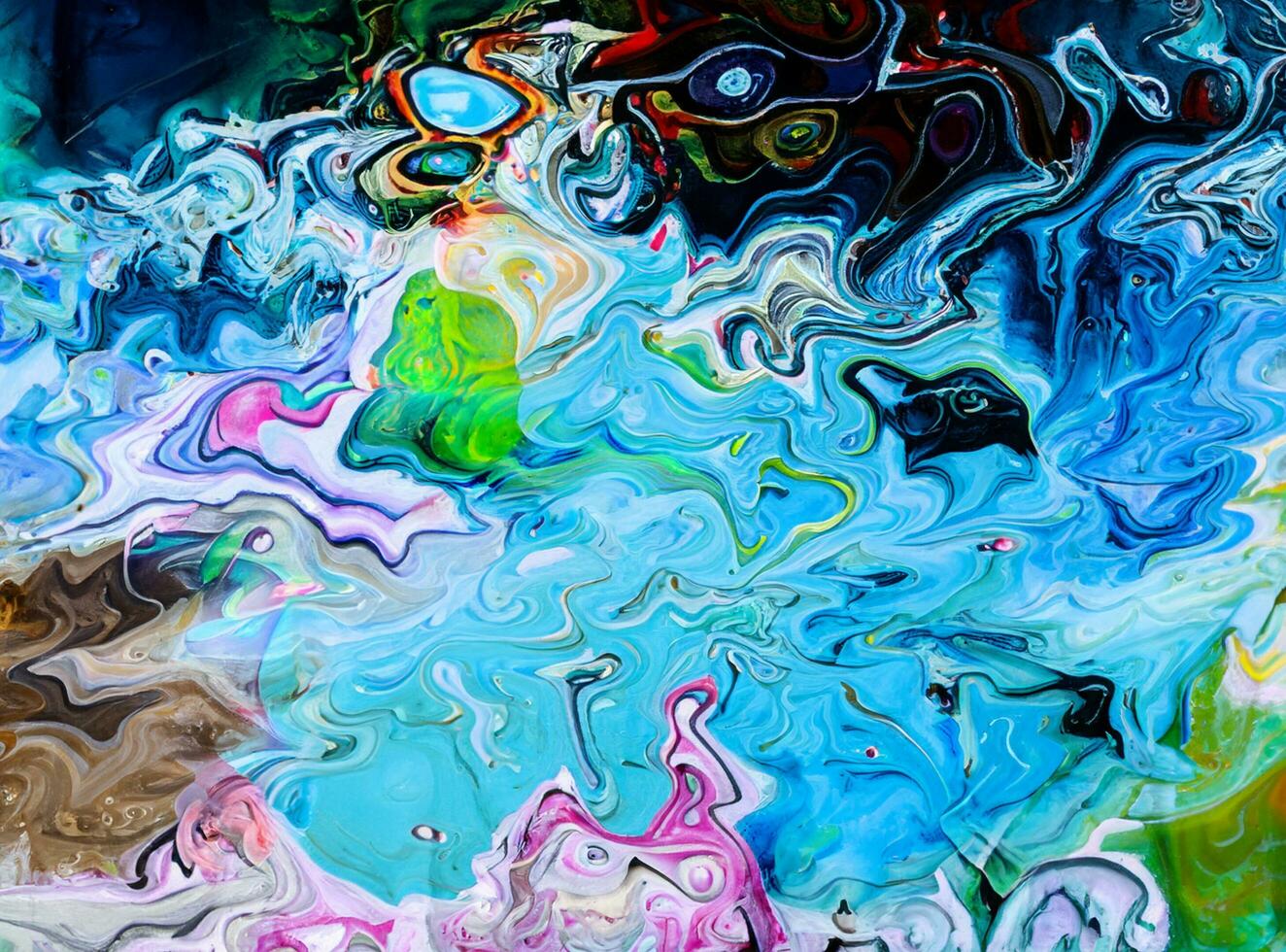 abstract painting background or texture photo
