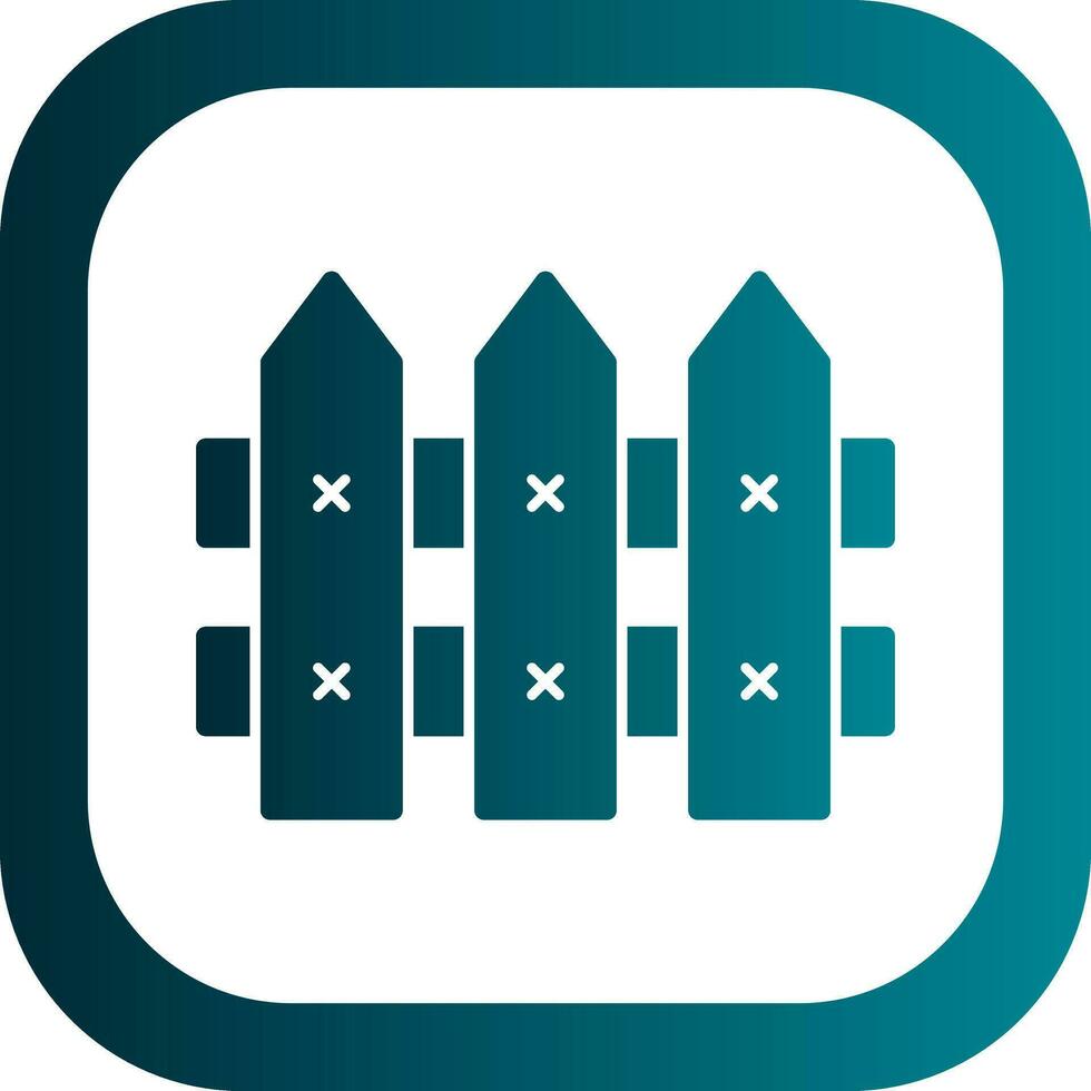 Fence Vector Icon Design