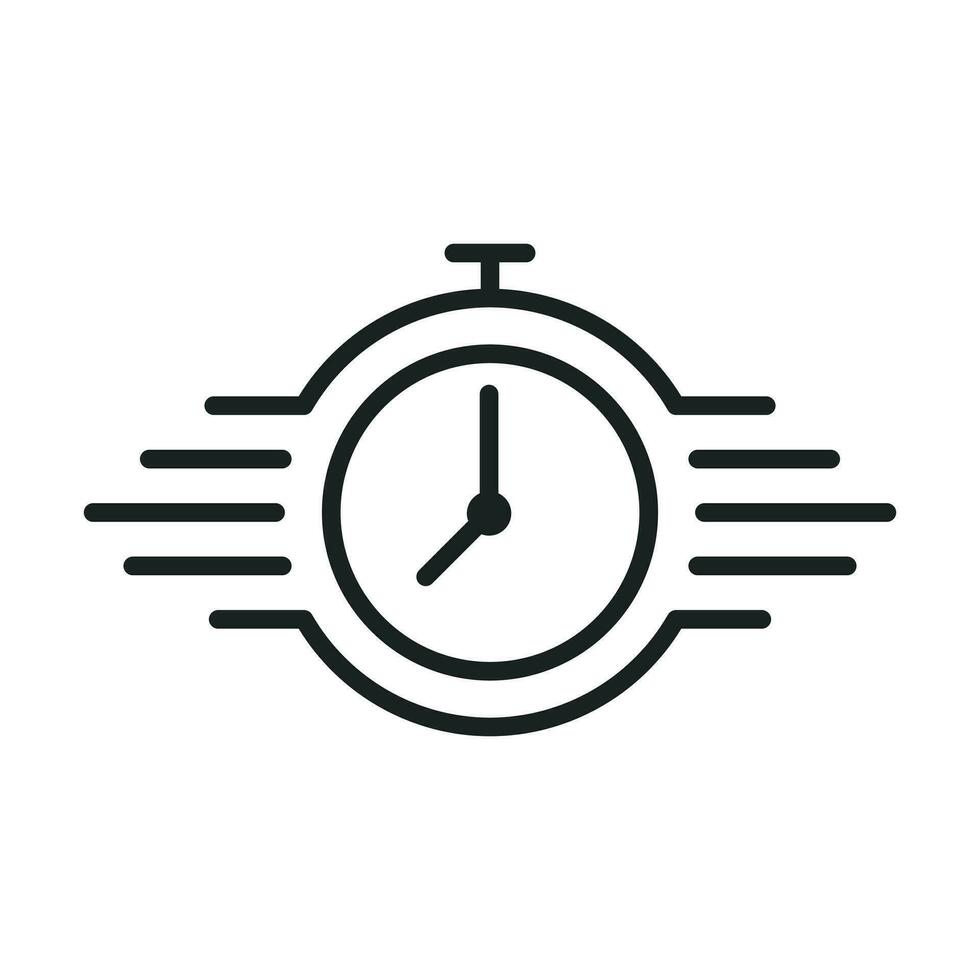 Fast Clock Timer Icon, Quick Time, Fast Delivery Timer Vector, Time Out  Sign, Countdown, Fast Service Sign, Clock Speedy Flat, Deadline Concept,  Stopwatch In Motion Symbol 27667980 Vector Art at Vecteezy