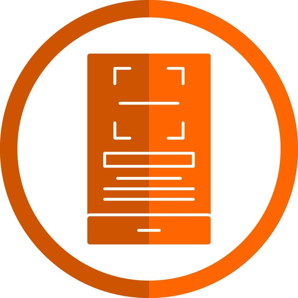 Qr Scan Vector Icon Design