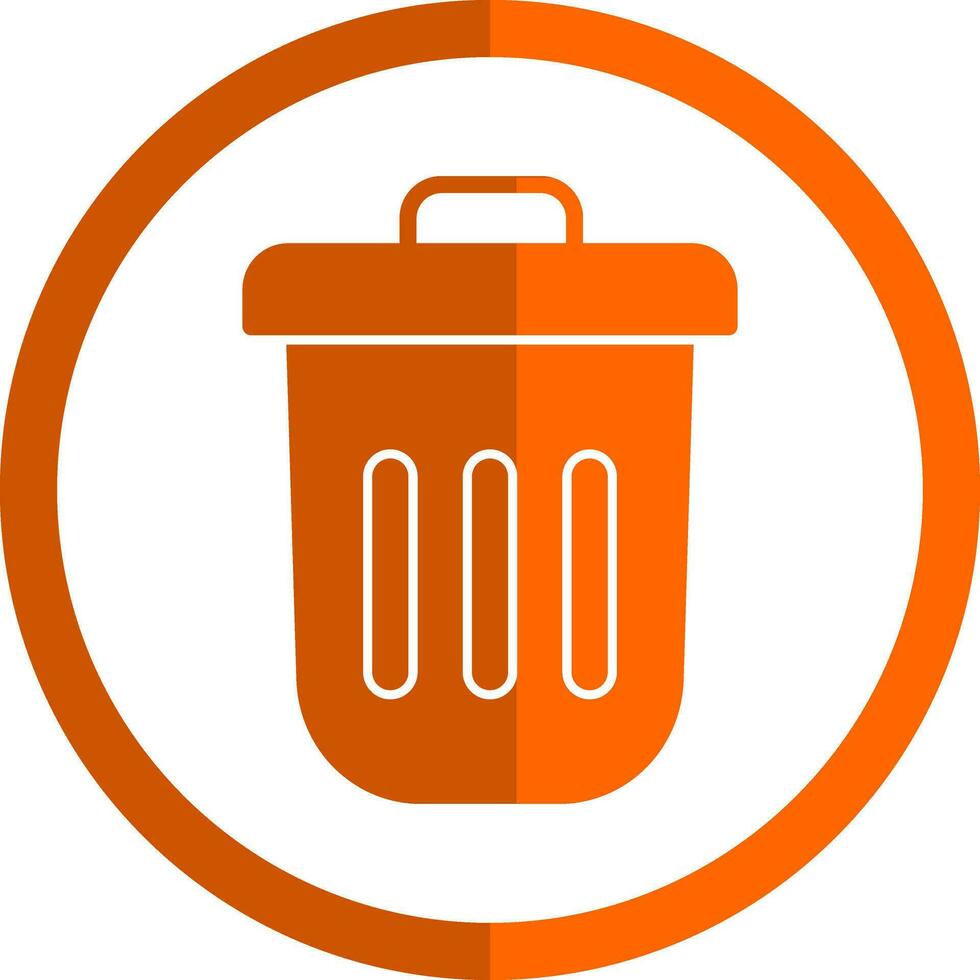 Dustbin Vector Icon Design