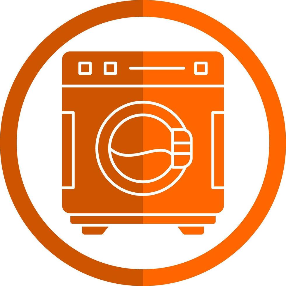 Washing Machine Vector Icon Design