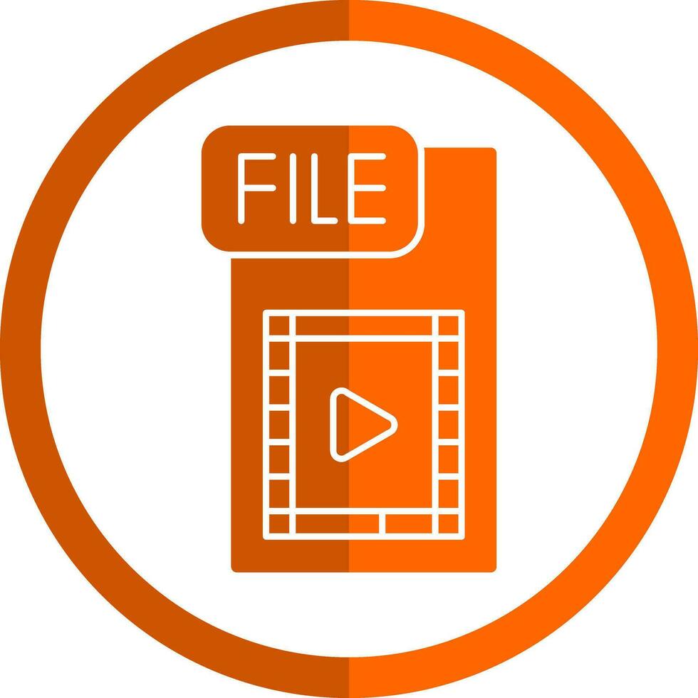 Video FIle Vector Icon Design