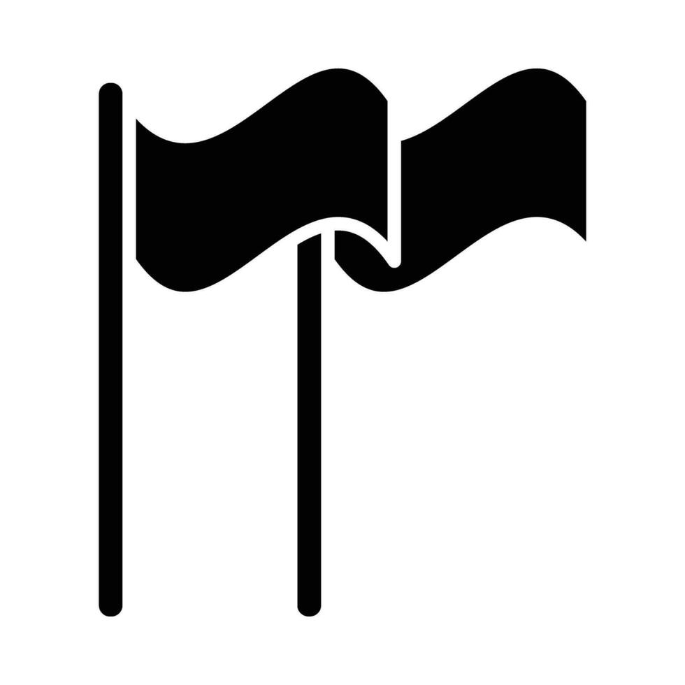 bandera vector glifo icono para personal y comercial usar.