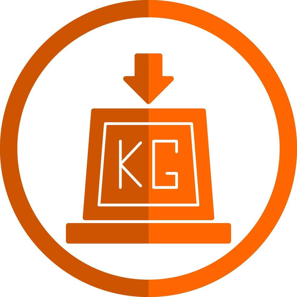 Weight Vector Icon Design