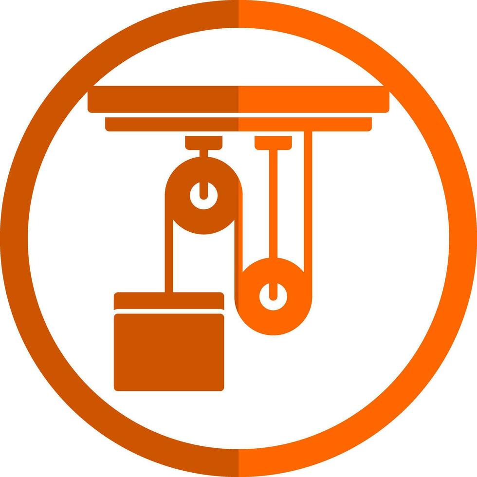 Pulley Vector Icon Design