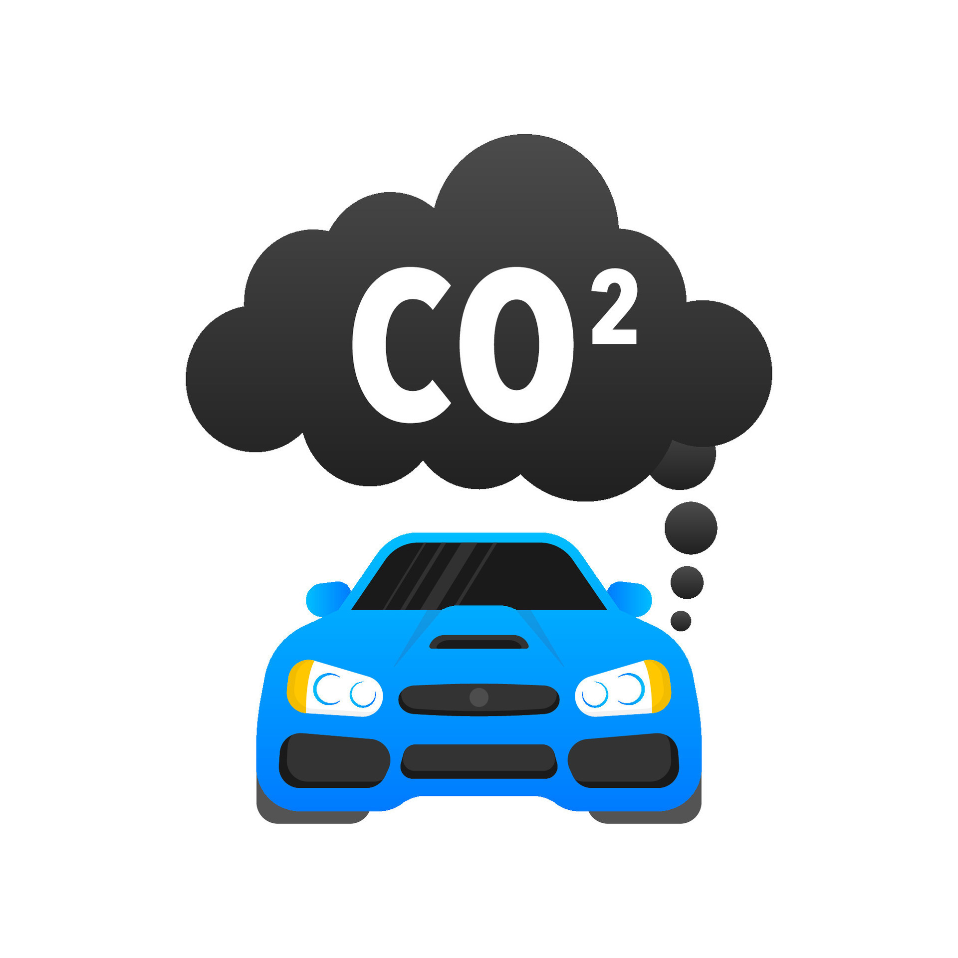 Co2 emissions icon. Carbon dioxide. Car CO2 cloud. 27668835 Vector Art ...