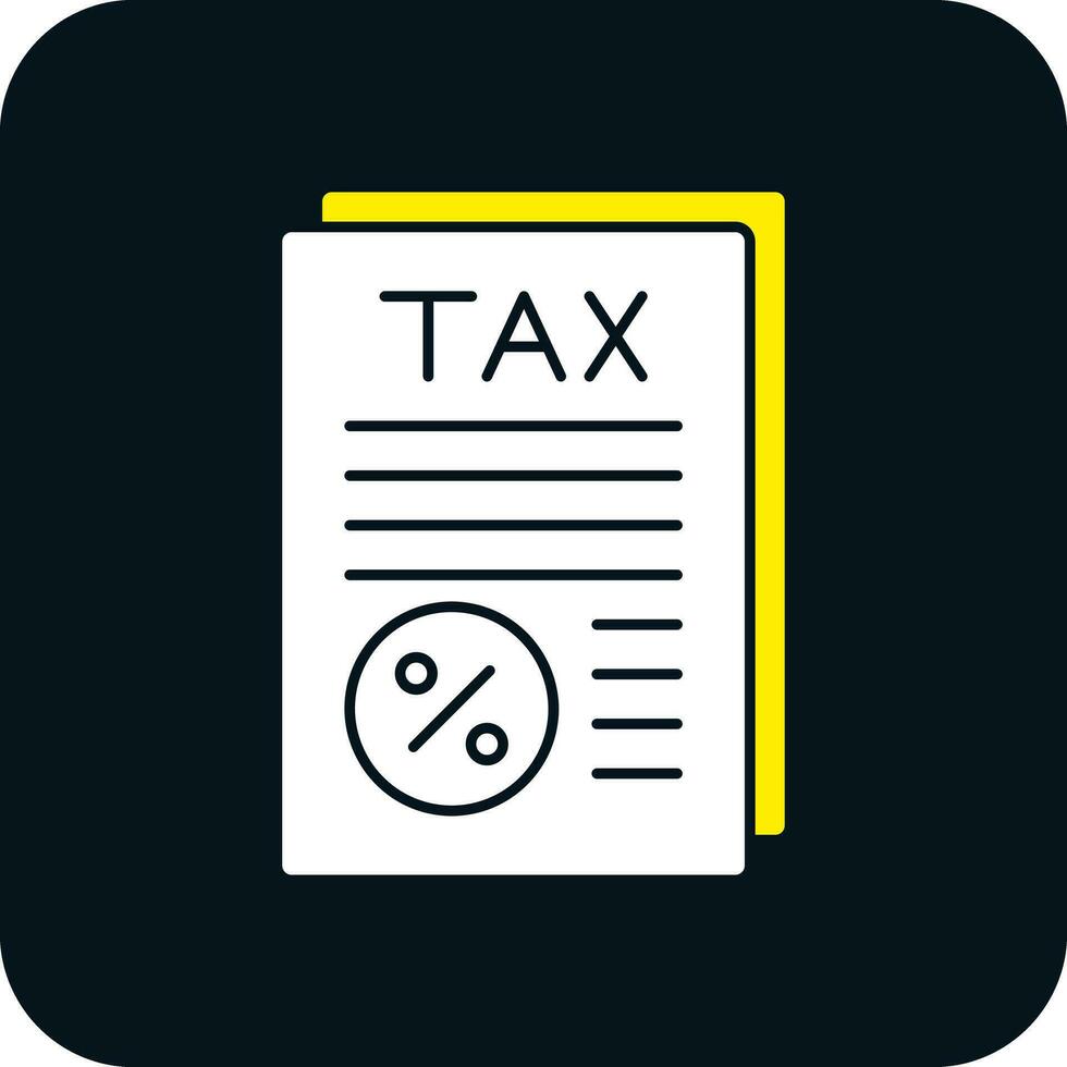 Tax Vector Icon Design