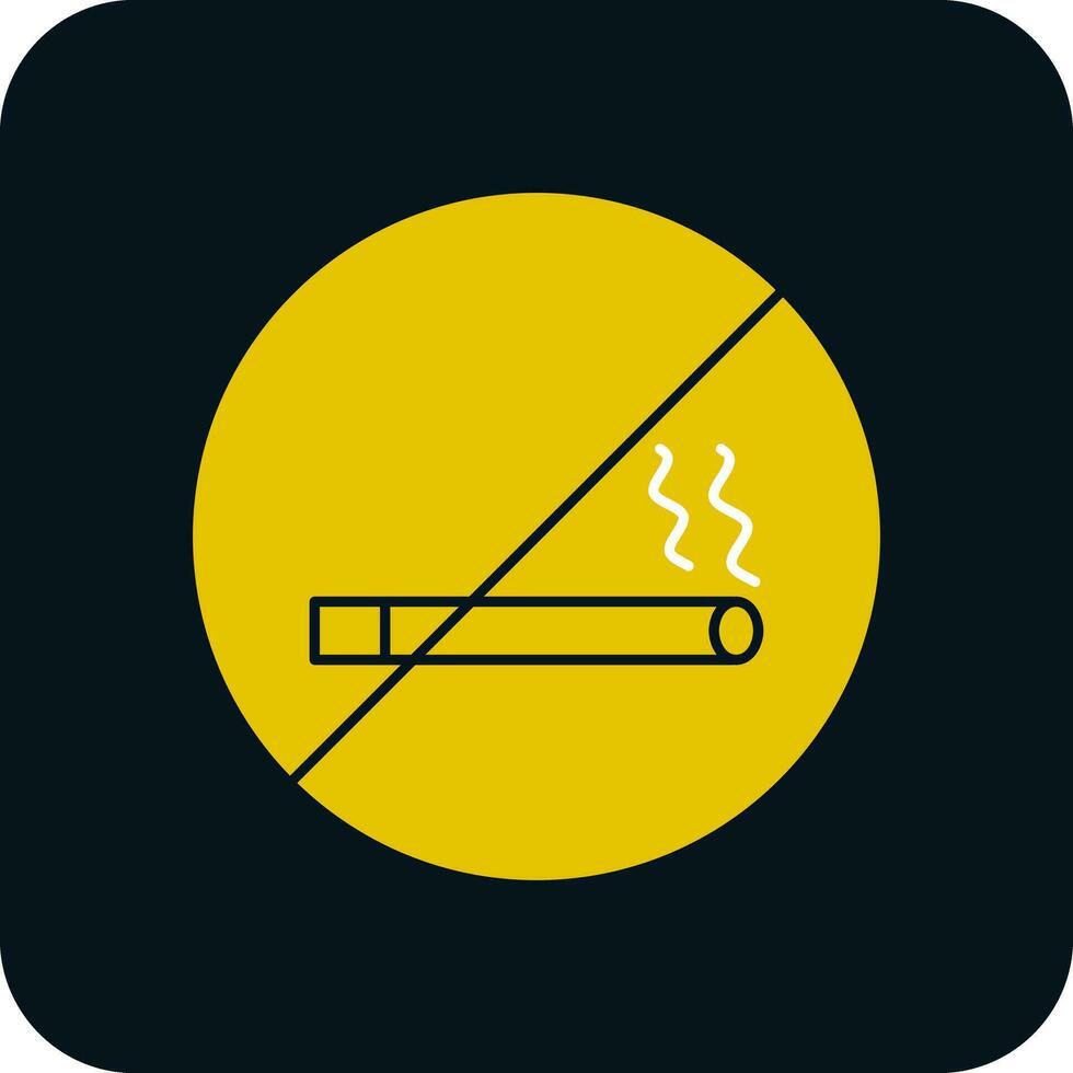 No Tobacco Vector Icon Design