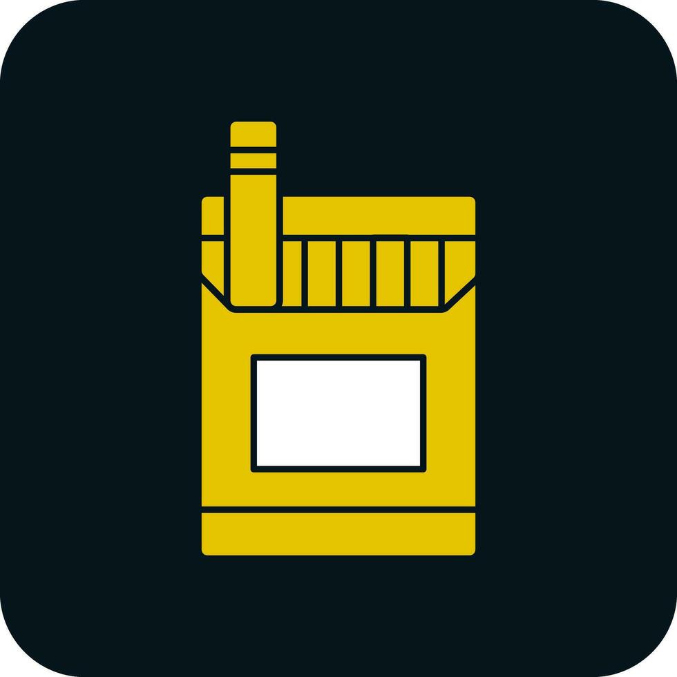 Cigarette Pack Vector Icon Design