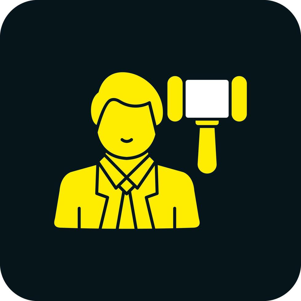 Lawyer Vector Icon Design