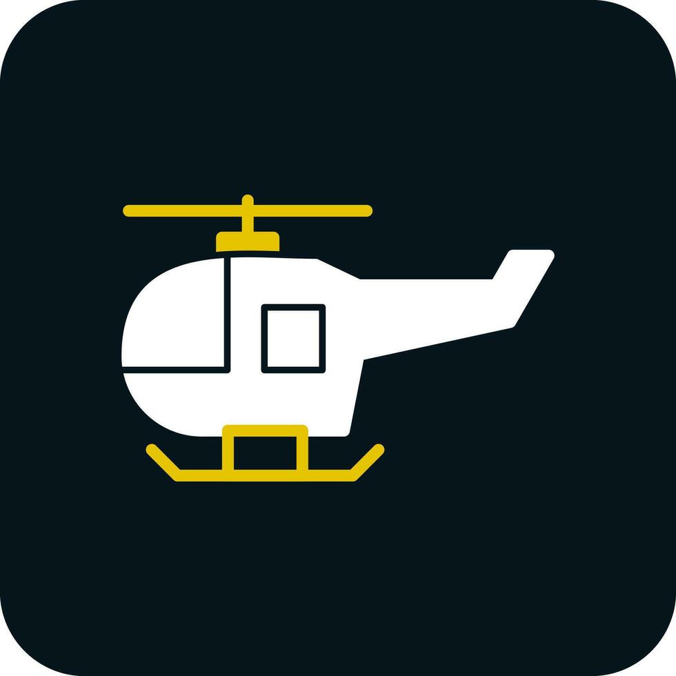 diseño de icono de vector de helicóptero