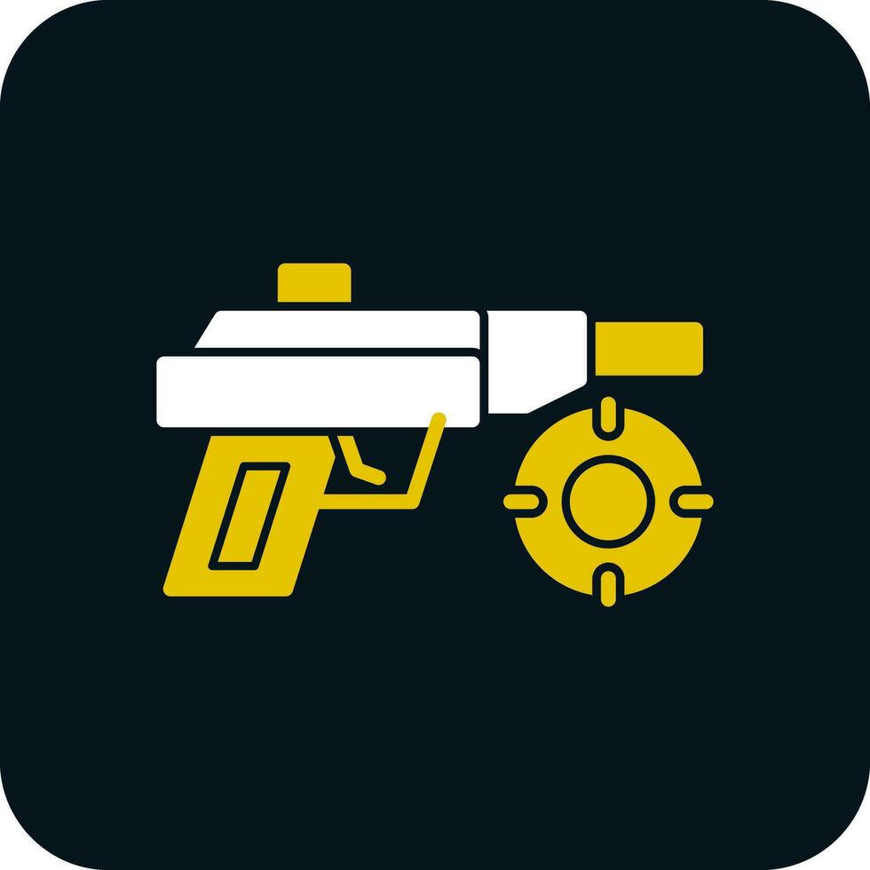 Laser Gun Vector Icon Design